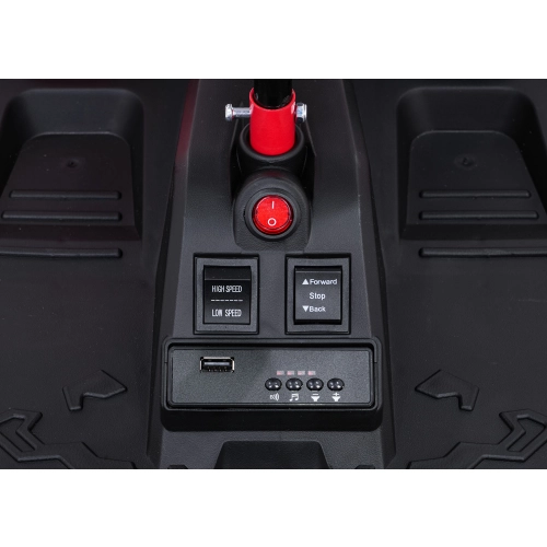 Gokart na akumulator dla dzieci TORNADO z Funkcją Driftu Czerwony DM-108